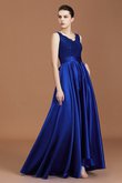A-Linie Zauberhaft Prinzessin V-Ausschnitt Brautjungfernkleid mit Natürlicher Taille