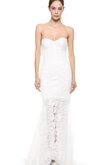 Robe de mariée long naturel informel ouverture frontale a plage