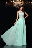 Robe de bal formelle de princesse appliques avec chiffon manche nulle