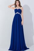 Robe de soirée a-ligne avec manche courte ruché avec perle avec manche épeules enveloppants