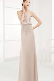 Abito da Ballo seducente Tubino A Terra senza spalline Senza Maniche in Chiffon