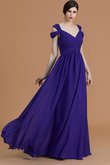 Robe demoiselle d'honneur de princesse avec chiffon ruché epaule nue ligne a