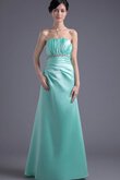 Ordentlich Trägerlos a linie gerüschtes Abendkleid