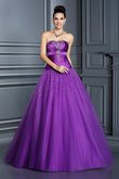 Empire Taille Anständiges Formelles Bodenlanges Quinceanera Kleid mit Rücken Schnürung