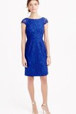 Robe demoiselle d'honneur simple col en bateau fermeutre eclair en forme appliques