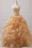 Robe de quinceanera longue equipé de jacket d'epaule ecrite textile en tulle en organza