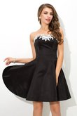 Robe de cocktail solennelle bref avec zip de princesse de bustier