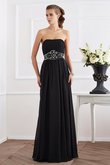 Robe de bal longue avec perle de tour de ceinture empire a-ligne de princesse