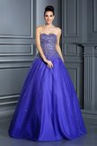 Duchesse-Linie Ärmelloses Empire Taille Quinceanera Kleid mit Perlen mit Rücken Schnürung