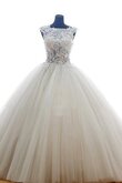 Kapelle Schleppe Ärmellos A-Line bodenlanges Brautkleid aus Spitze mit Reißverschluss