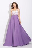 Robe de bal longue de traîne courte de princesse avec chiffon ligne a