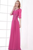 Enges V-Ausschnitt langes Elegantes Abendkleid