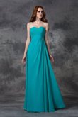 Robe demoiselle d'honneur longue jusqu'au sol manche nulle avec chiffon de princesse