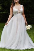 Abito da sposa in tulle tondo grande abbagliante principessa seducente