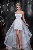 Informal&Casual Vestido de Novia en Encaje de Hasta el suelo de Apliques de Drapeado
