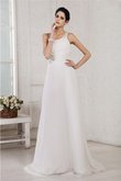 Abito da Sposa Monospalla A-Line Alta Vita Lungo con Applique