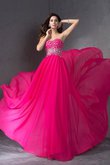 Empire Taille Herz-Ausschnitt Prinzessin Chiffon Formelles Abendkleid