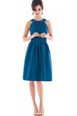 Moderno Vestido de Dama de Honor de Corte-A de Sin mangas de Cremallera