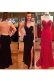 Robe de bal femme branché avec zip avec perle de fourreau elevé