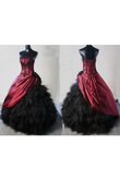 Vestido de Quinceañeras de Corte Evasé en Satén y Encaje de Cordón