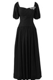 Plissiertes Reißverschluss A-Line normale Taille wadenlanges Brautmutterkleid