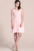 Abito da Damigella Formale E Informale Tondo lusso in Chiffon Cerniera Semplice