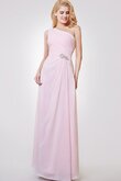 A-Linie Empire Taille ein Träger langes bodenlanges Abendkleid