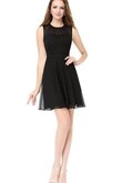 Robe demoiselle d'honneur naturel courte manche nulle ligne a col u profond