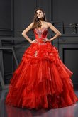 Robe de quinceanera officiel naturel longue jusqu'au sol de mode de bal