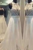 Schaufel-Ausschnitt Ewiges Prinzessin Luxus Brautkleid ohne Ärmeln