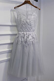 Informal&Casual Vestido de Cóctel de Corte Recto en Tul de Seductor