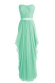 Robe demoiselle d'honneur à la mode naturel avec zip manche nulle ligne a