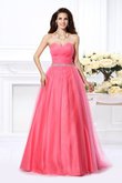 Normale Taille Herz-Ausschnitt Duchesse-Linie Plissiertes Anständiges Quinceanera Kleid