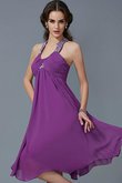 Sencillo Vestido de Noche de Corte princesa de Sin mangas de Escote halter