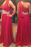 Vestido de Dama de Honor de Corte princesa de Corte-A de Un sólo hombro