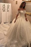 Abito da sposa radiosa con piega stravagante con perline bellissima a chiesa