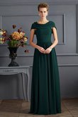 Reißverschluss Prinzessin Chiffon Anständiges Brautmutterkleid mit Natürlicher Taille