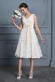 Abito da sposa senza maniche squisito principessa a-line cerniera v-scollo