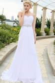 Abito da Sposa All Aperto A-Line Semplice Elegante con Cristino Cuore