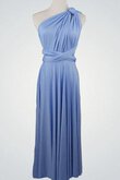 Robe demoiselle d'honneur facile nature plissage avec sans manches