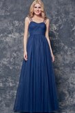 Sencillo Vestido de Dama de Honor de Plisado de Escote Corazón de Cremallera