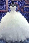 Wunderbar Schick Pompöse Brautkleid aus Paillette mit Plissierungen