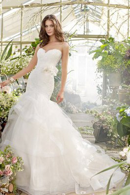 Robe de mariée avec ruban de traîne courte ceinture ligne a avec sans manches