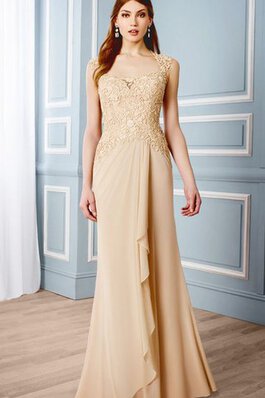 Robe de bal facile collant fendu latérale col élisabéthain en chiffon