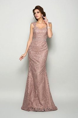 Robe mère de mariée longue en satin avec zip de sirène de traîne courte