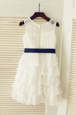 Robe de cortège enfant longue de princesse fermeutre eclair ruché manche nulle