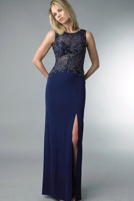 Vestido de Fiesta de Cremallera de Natural de Escote con cuello Alto de Apertura Frontal