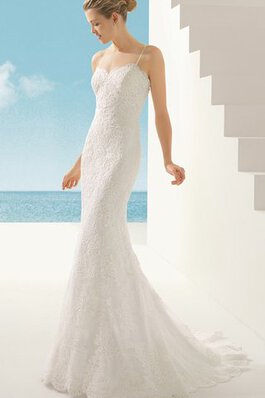 Robe de mariée sexy spécial décolleté dans le dos avec sans manches de sirène