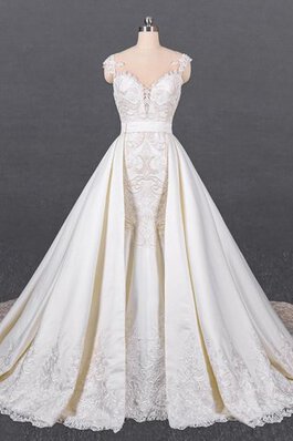 Robe de mariée en satin salle interne en dentelle rêveur vintage