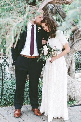 Abito da Sposa A Terra originale con Perline Cerniera a Spiaggia Senza Maniche